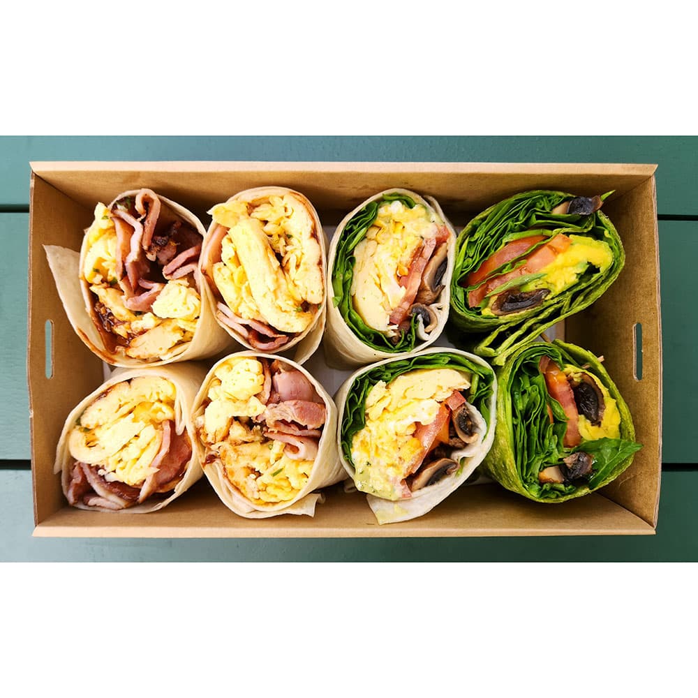 Assorted Breakfast Wraps (Box of 12)