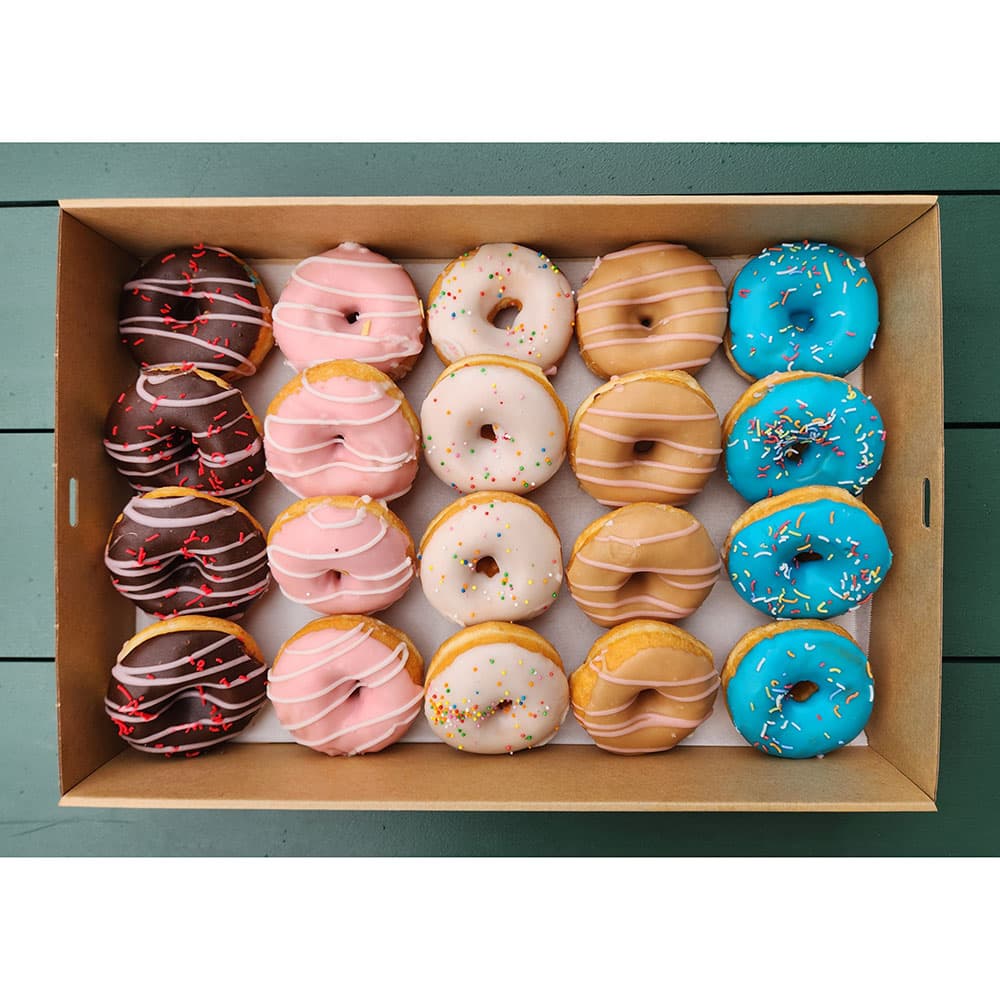 Pride Assorted Coloured Donuts (Box of 20)