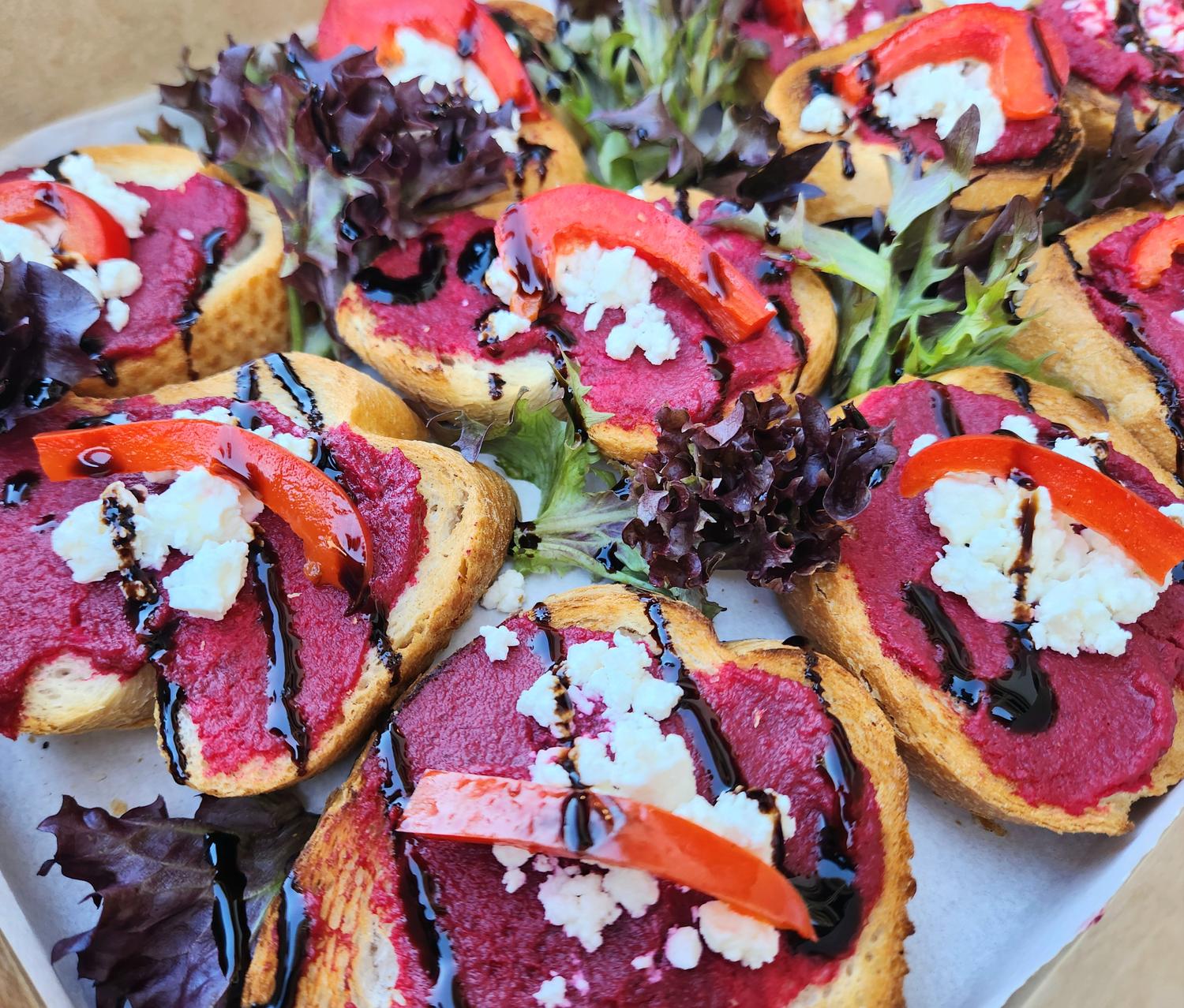 Wear it Purple Hummus Toasted Bites Box (12pcs)