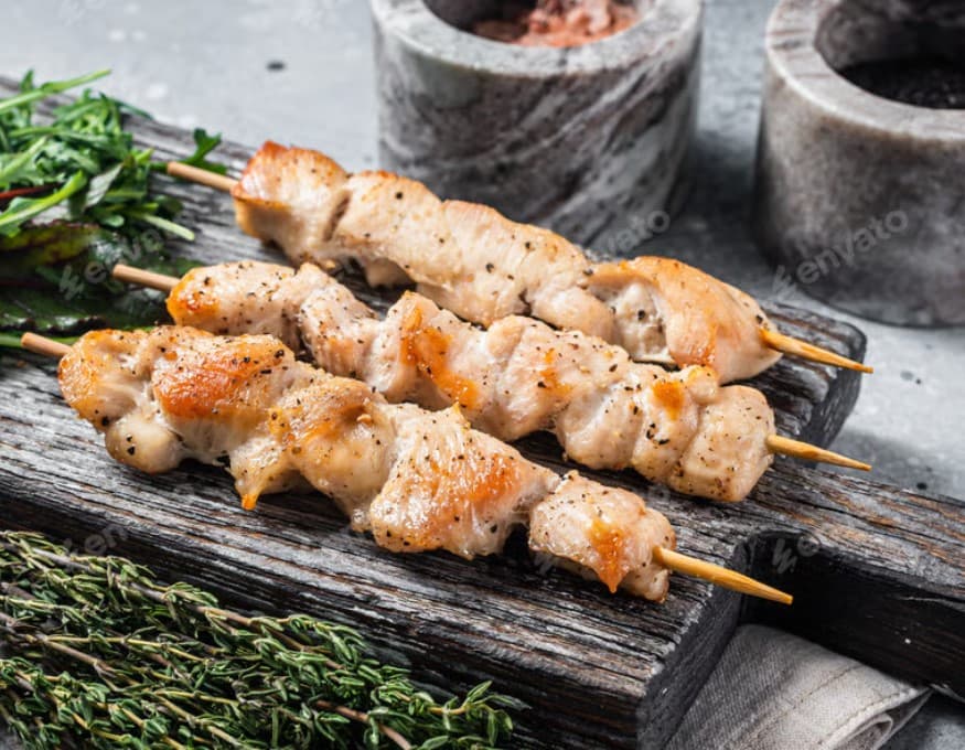 Grilled Chicken Skewers