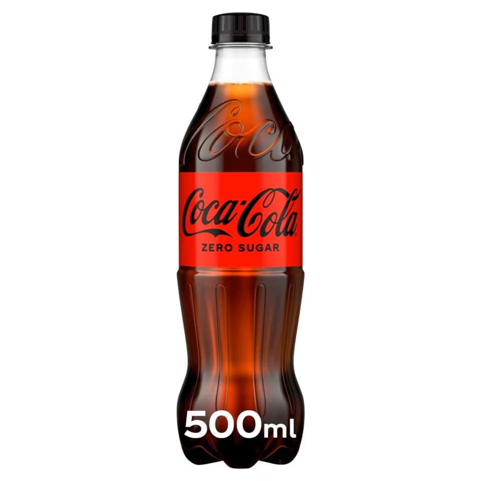 COCA ZERO  BOTTLE.