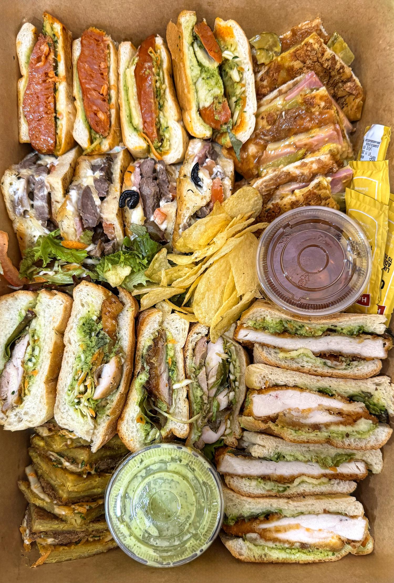 Sandwich platter for 6.
