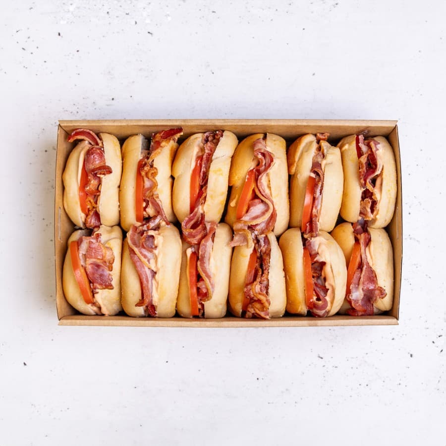 Spicy Bacon Mini Bagel