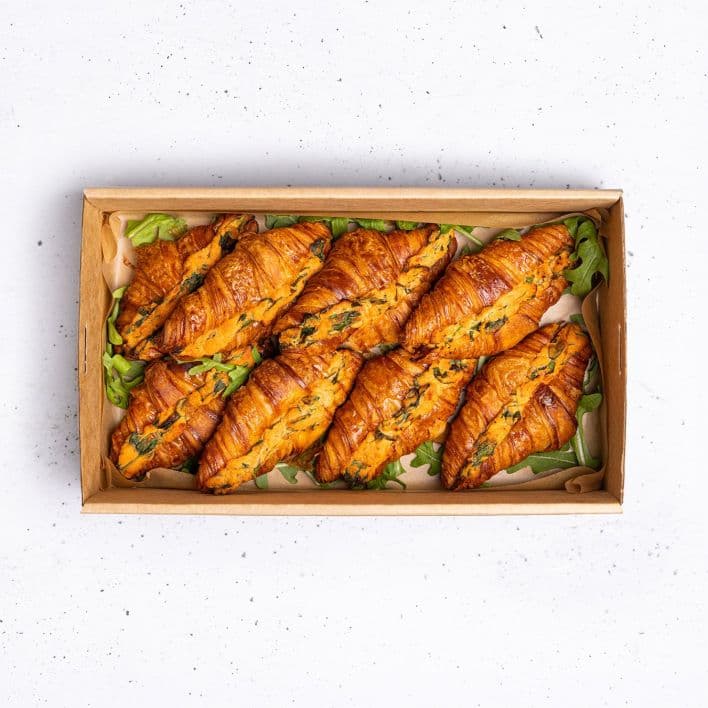 Ricotta, Spinach & Sundried Tomato Mini Croissant