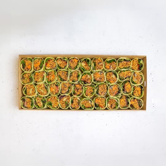 Tandoori Vegetable Wrap Platter (40 Pieces)