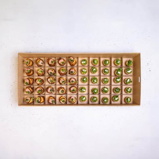 Cold Canapé Box (50 Pieces)