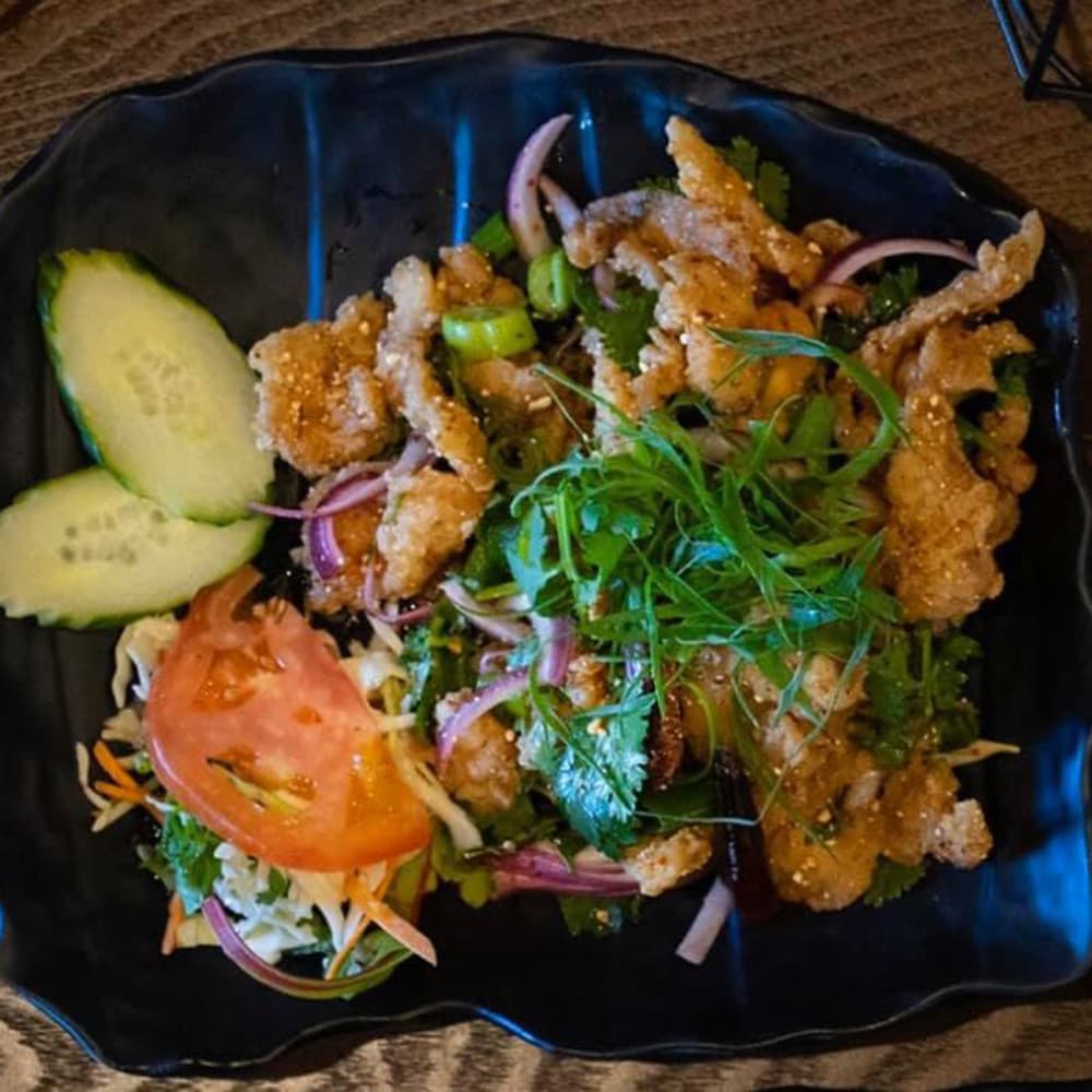 Deep Fried Chicken Salad