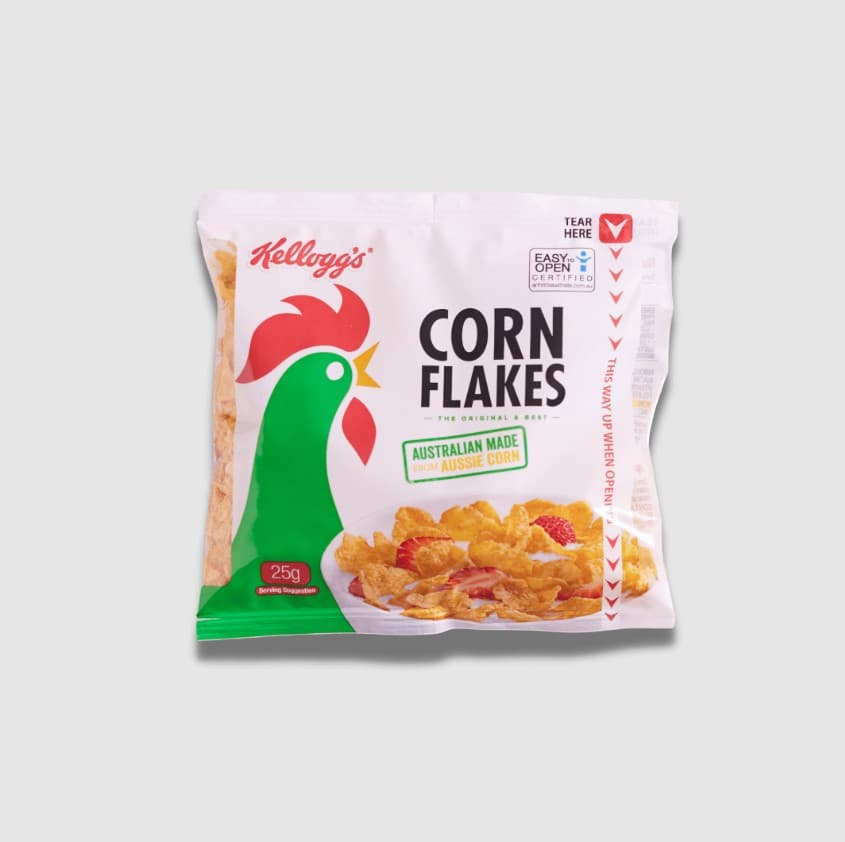 S3203Kelloggs Corn Flakes Cereal, 25g 30 Carton