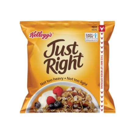 S3189Kellogs Just Right Cereal, 40g 30 Carton