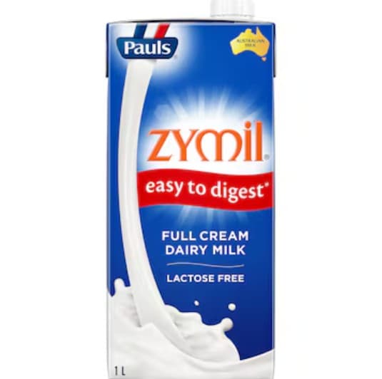 S3663Zymil Lactose Free Full Cream, 1 Unit
