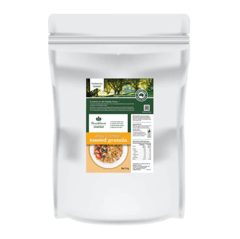 S3220Brookfarm Toasted Honey Coconut Granola, 5kg