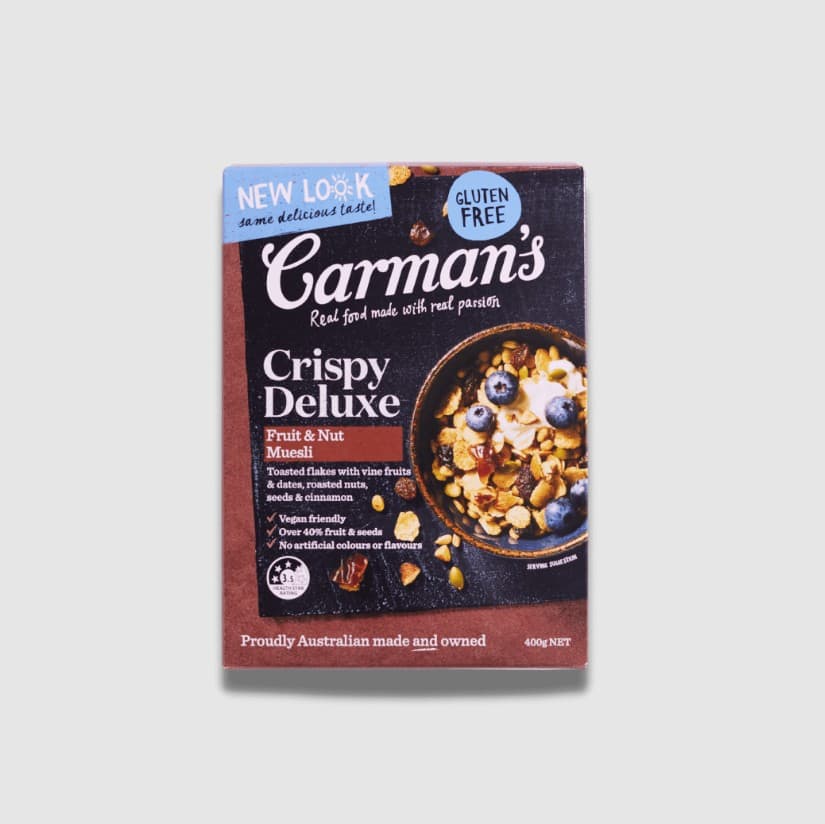 S3206Carmans Gluten Free Fruit Muesli, 400g 1 Unit