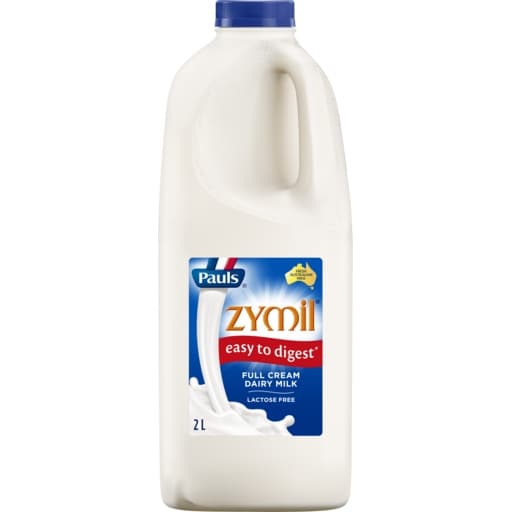 S3665Zymil Lactose Free Full Cream, 2 litre