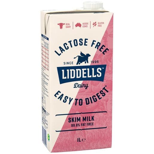 S3684Ifresh Liddells Lactose Free Skim Milk, 1l
