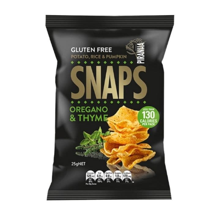 Piranha - Snaps, Oregano Thyme (25g x 24Pack)