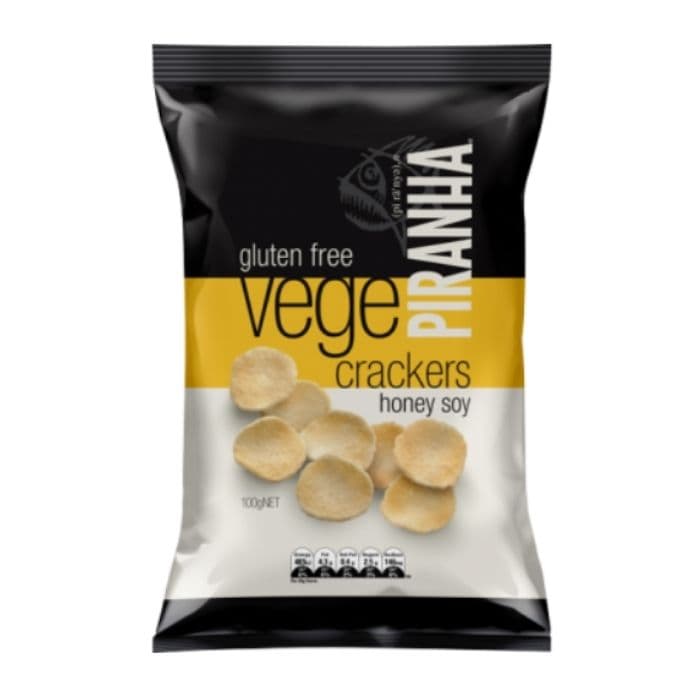Piranha - Vege Cracker Honey Soy (25g x 40Pack)