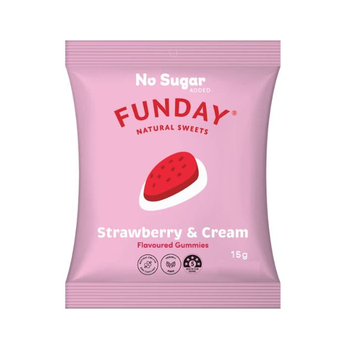 Funday - Strawberry & Cream (10 x 15g)