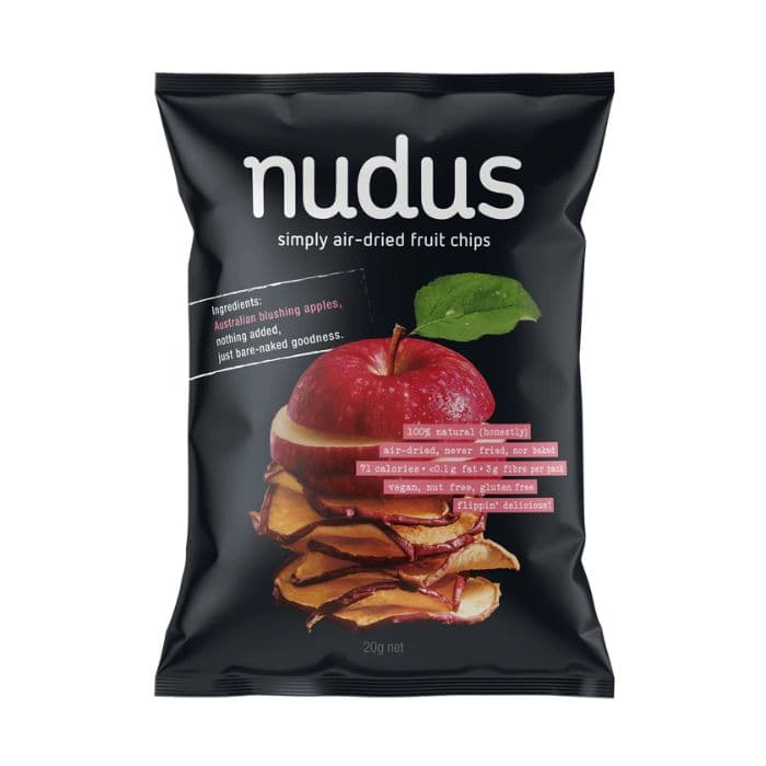 Nudus - Apple Chips (20g x 12 Pack)