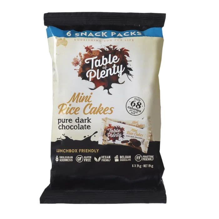 Table of Plenty - Dark Choc (6 Mini Pack), 84g