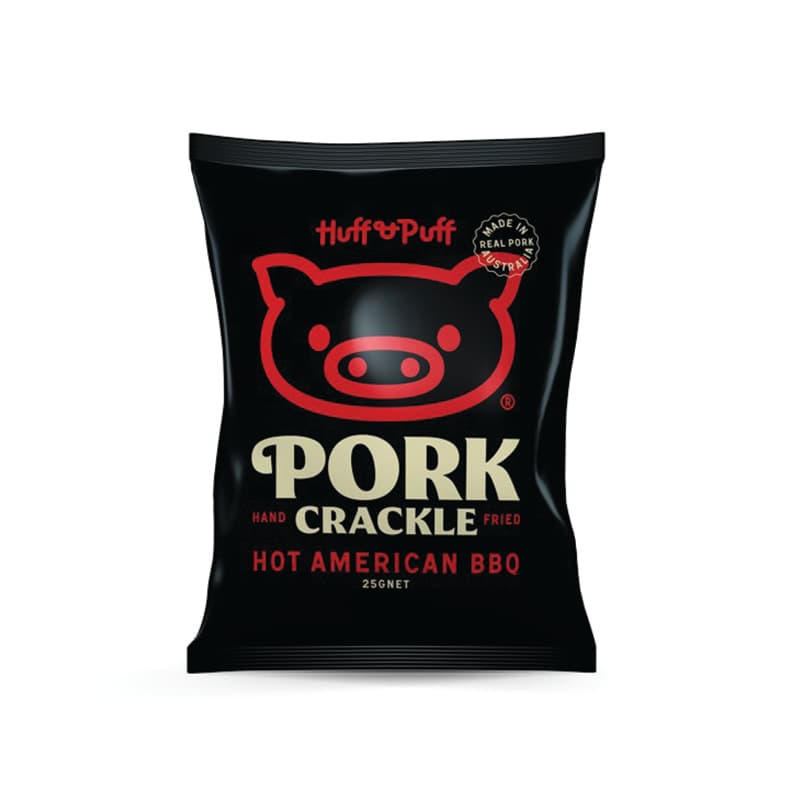 Huff & Puff - Pork Crackle BBQ (36 x 25g)