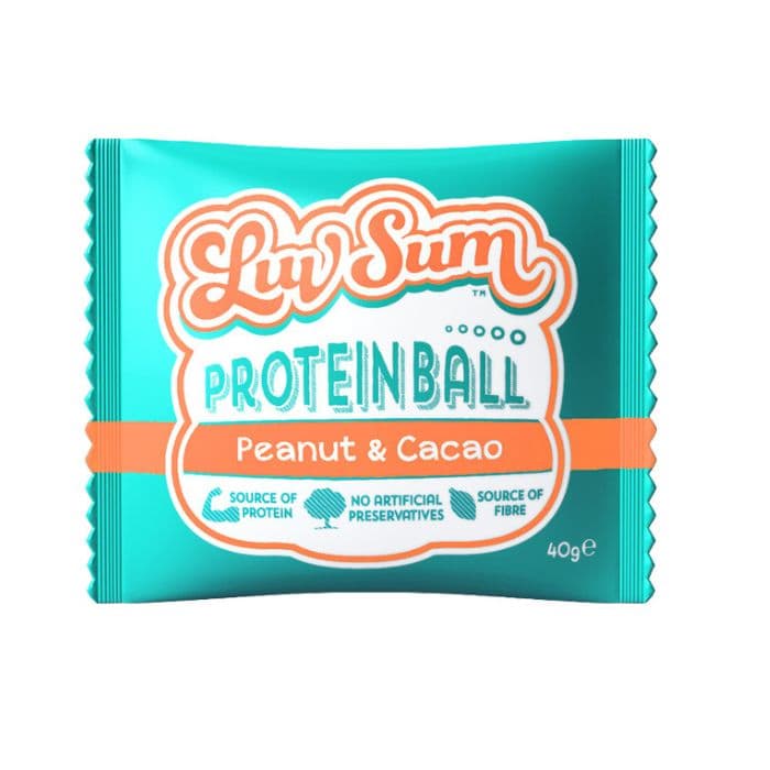 LuvSum - Protein Ball Peanut & Cacao (12 x 40g)