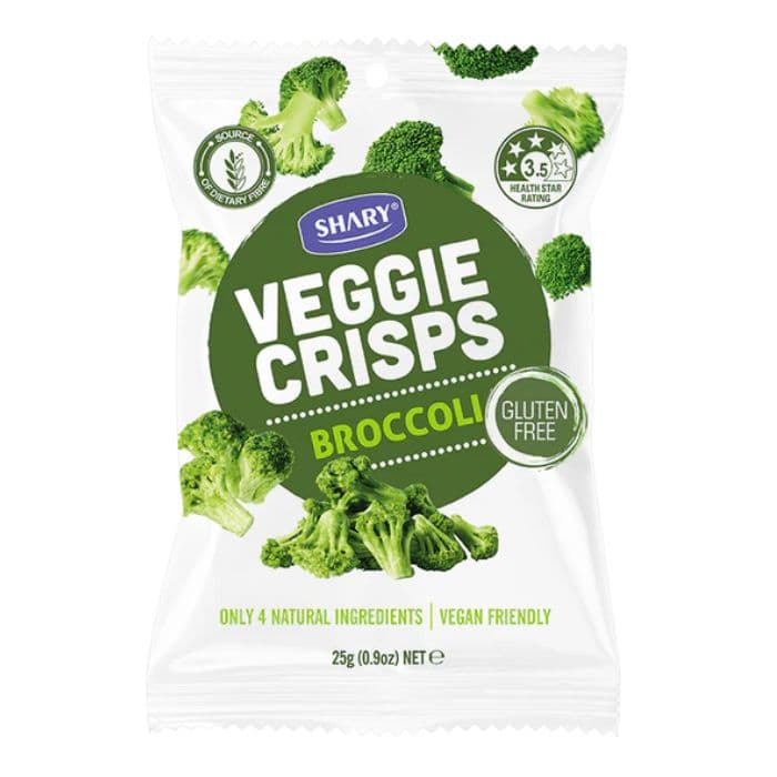 Shary, Veggie Crisps Broccoli 12 x 25g