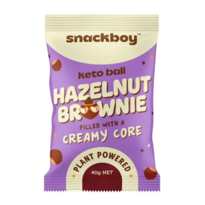 Snackboy, Keto Ball Hazelnut Brownie 12 x 40g