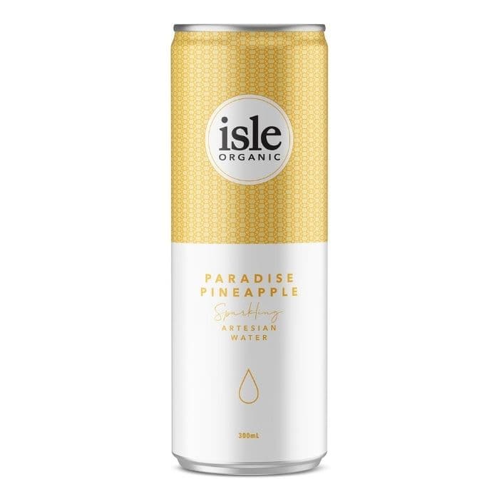 Isle Organic, Paradise Pineapple 12Cans, 300ml