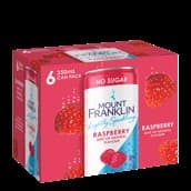 Mt Franklin Sparkling Water Raspberry 250ml 24pk