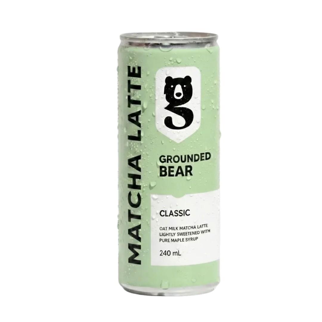 Grounded Bear, Classic Matcha 240ml 12pk