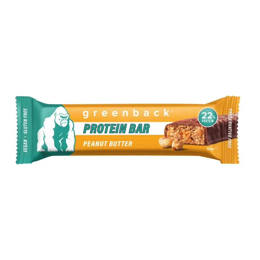 Greenback, Protein Bar Peanut Butter 50g 12pk