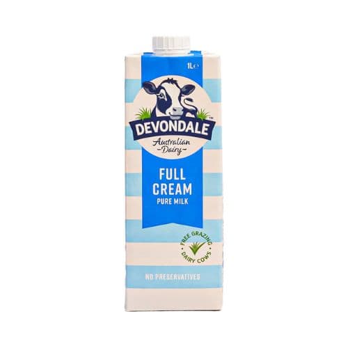 Devondale Long Life Milk Full Cream, 1L x 10