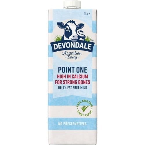 Devondale Long Life Milk Point One Milk, 1L