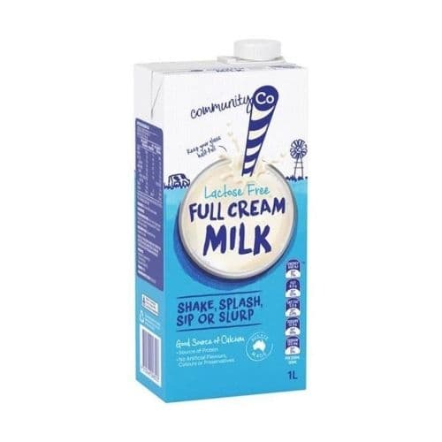 Community Co Long Life Milk Full Cream, 1L