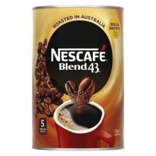 Nescafe Blend 43 Instant Coffee, 1.9kg Tin