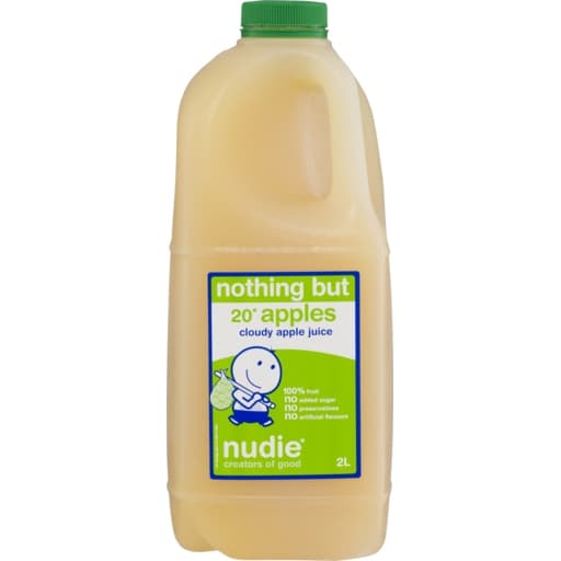 Nudie Nothing But 20 Apples Juice 2L, 1 Unit