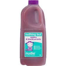 Nudie Nothing But Apple & Blackcurrant 2L, 1 Unit
