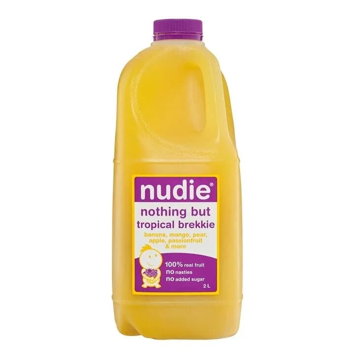 Nudie Nothing But Tropical Brekkie Juice 2L,1 Unit