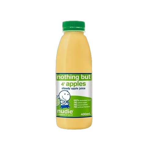Nudie Nothing But Apple Juice 400ML, 6Ctn