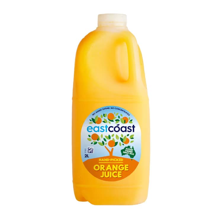 EastCoast Hand Picked Orange Juice 2L, 1 Unit