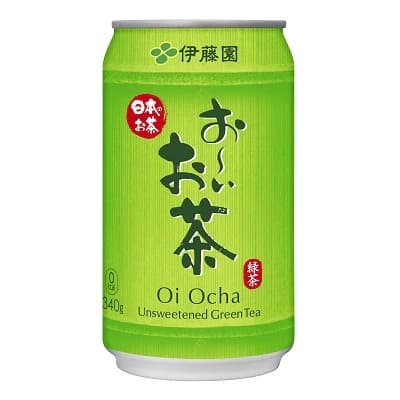 Ito En Oi Ocha Unsweetened Green Tea 340ML, 24Ctn