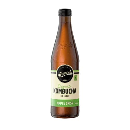 Remedy Apple Crisp Kombucha 330ML, 12Ctn