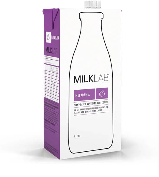 MilkLab Macadamia Milk 1L, 8Ctn