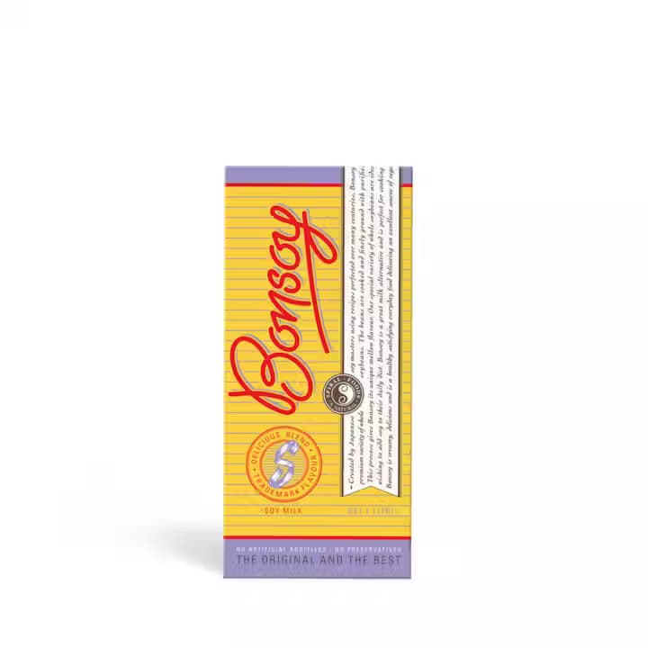 Bonsoy Soy Milk 1L, 6Ctn