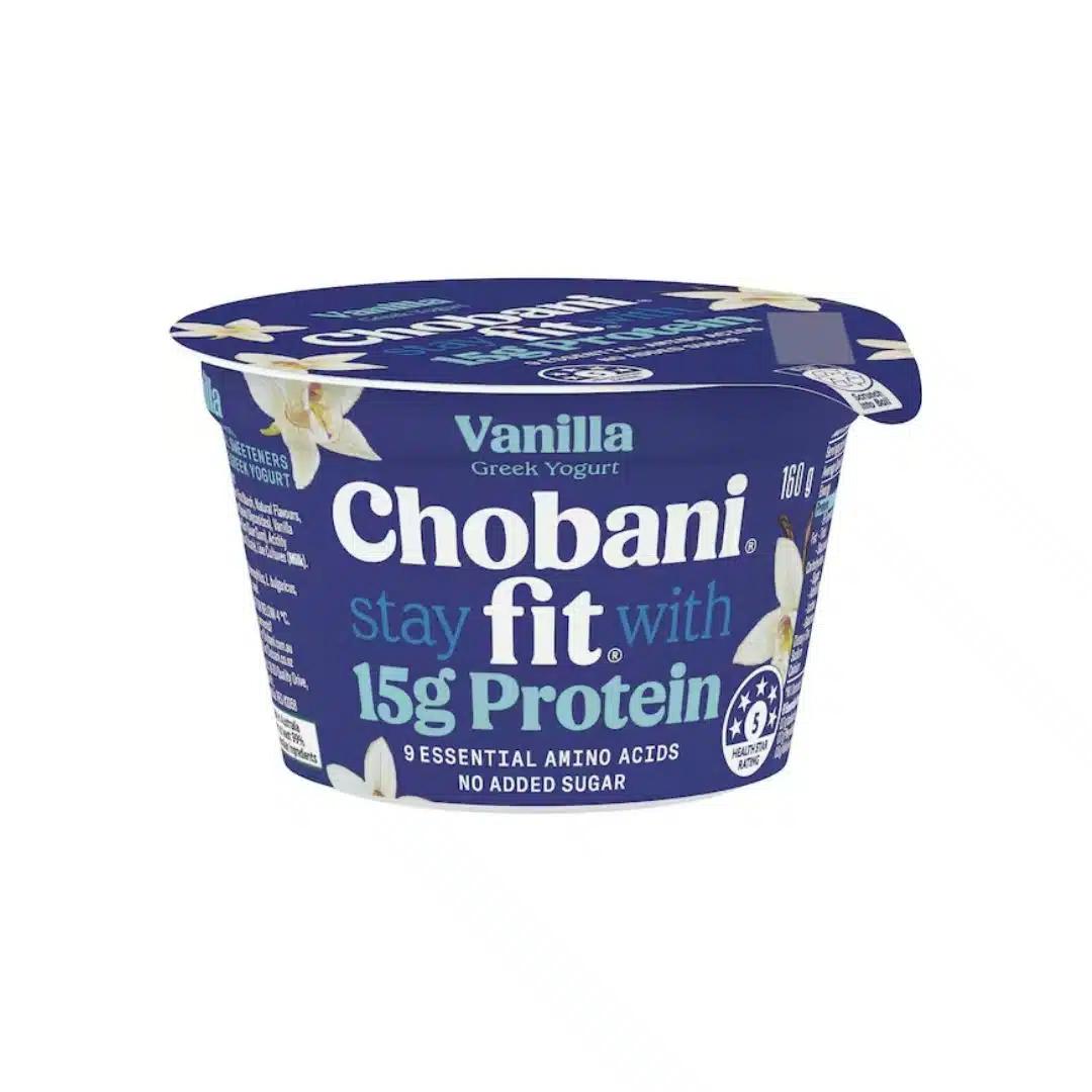 Chobani Fit Vanilla Protein Yoghurt 170G, 8Pk