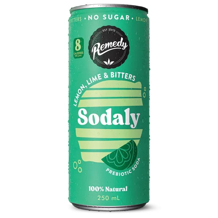 Remedy Sodaly Lemon Lime Bitters 250ML, 12Ctn