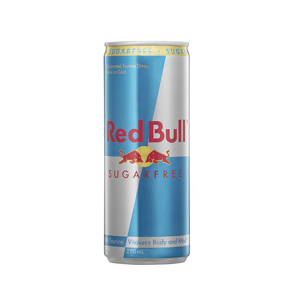Red Bull Sugar Free 250ML, 24 Pack