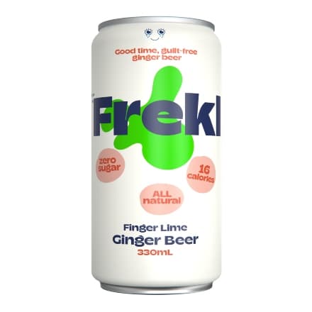 Frekl Finger Lime Ginger Beer 330ML, 16 Carton