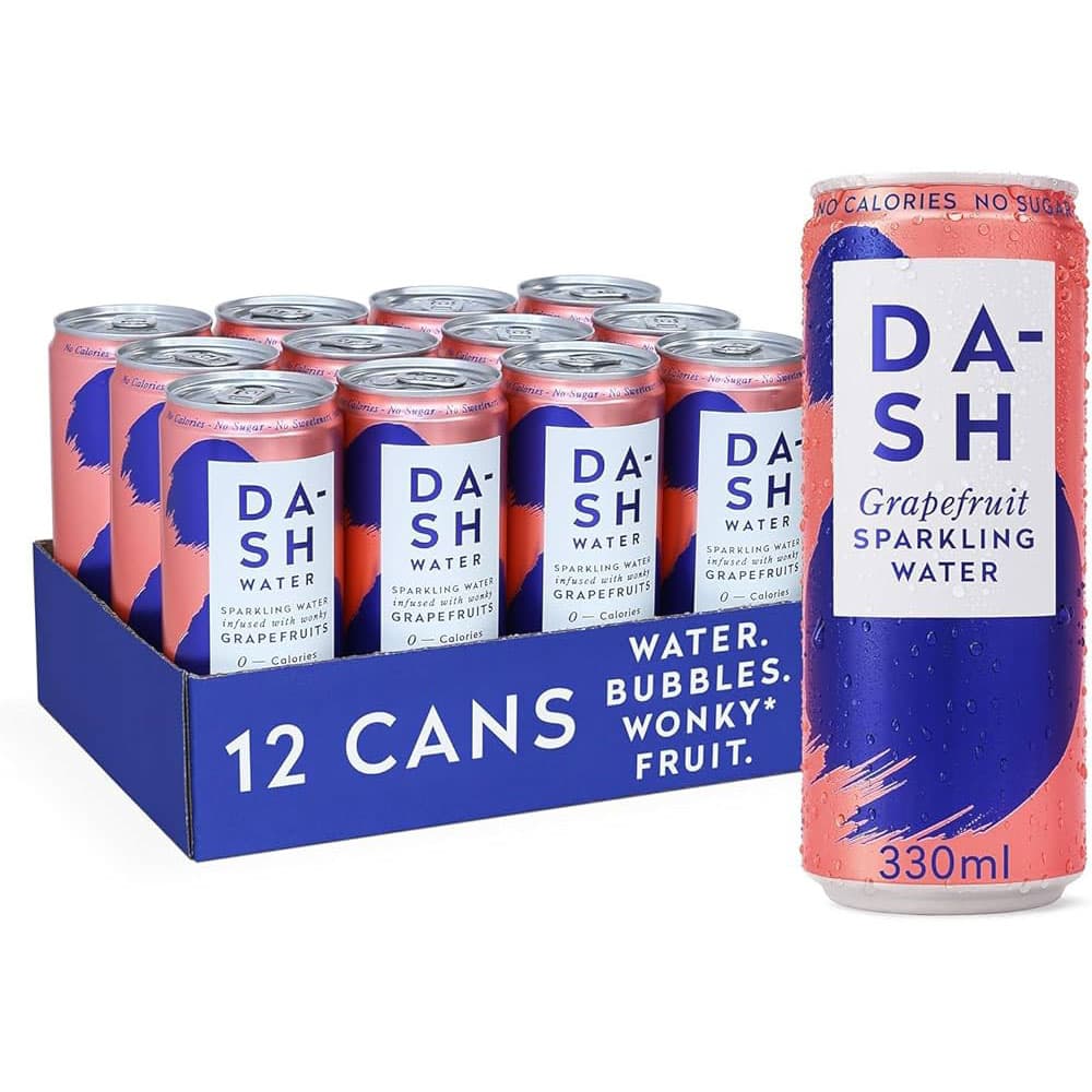 Dash Grapefruit Sparkling Water 300ml, 12 Carton