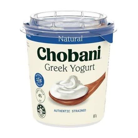 Chobani Wholemilk Natural 907g